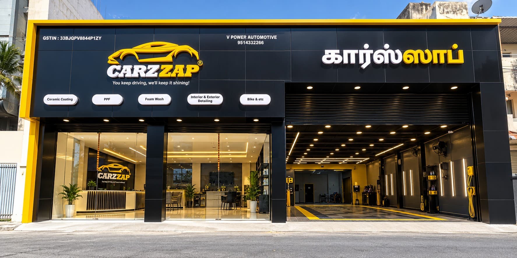 CARZZAP Detailing Studio OMR Perungudi Chennai